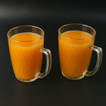 Two 400ml Apex Mocktail Mugs showcasing their sleek transparent design
