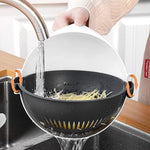 Draining bowl for fruits and vegetables