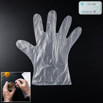 Disposable TPE gloves in a box for hygiene and safety