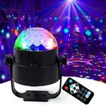 USB Disco Ball Light creating a colorful ambiance for a home party.