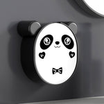 Panda soap storage box holding soap bar