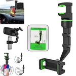 Velvet Wheels 360° rotatable car mobile holder, demonstrating universal compatibility.