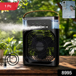 Lifestyle shot showing  portable air cooler fan in use