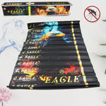 Close-up of FlyTamer Mosquito Incense Sticks packaging highlighting herbal ingredients.