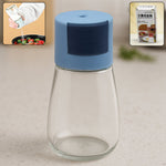 Glass salt dispenser designed for precise cooking and seasoning