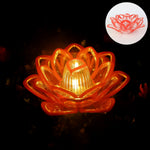 Lotus LED Candle Light with decorative flame-free glow