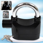 Front view of the VelvaBloom Siren Alarm Lock, showcasing its robust plastic body.