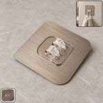 Plastic wall hook suitable for bathroom walls