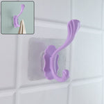 Decorative strong self adhesive wall hook mounted on wall