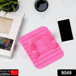 Adjustable phone stand in black, showcasing its multi-angle design for optimal viewing.