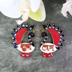 Traditional Peacock motif on decorative wall hanging set