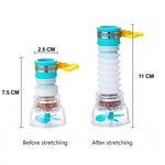 Faucet water regulator with a rotating head, ensuring precise water control.