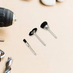 Pen-shaped brass wire brush attachment for precision cleaning with a drill.