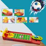 Side view of the portable Finger Football Game, showcasing its sturdy plastic construction.