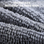 Thickened microfiber cloths folded neatly in storage box