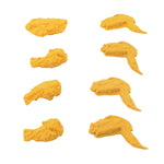 Packaging of the chicken erasers set, showing the product name and branding, suitable for party favors.