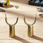 Pair of fruit plucker tool heads suitable for attachment to garden handles