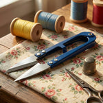 Sewing scissors cutting fabric smoothly during crafting projects