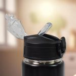 Close-up of the durable, powder-coated finish on a Stainless Steel Insulated Water Bottle.