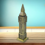 Detailed craftsmanship visible on Big Ben miniature metal home decor statue