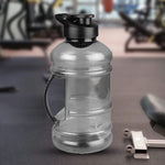 Hydrozilla 1.5L gym bottle showing measurement markings.