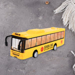 Urban style yellow mini bus toy suitable for collectors and kids