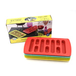 Side view of lightweight ice trays for easy handling