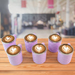 Pastel colored tea cup from 200 ml stainless steel double wall set