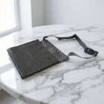 Lightweight quilted travel crossbody bag with spacious compartment