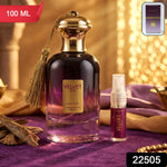 Elegant Velvet Oud luxury perfume bottle design