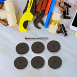 Close-up of mini resin cut-off wheels designed for precision cutting tasks.