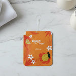 Bathroom air freshener with citrus fragrance