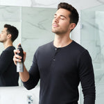 Packaging of masculine max fragrance body spray