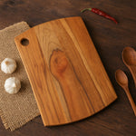 Multipurpose heavy duty kitchen chopping board made of teak wood