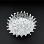 Multipurpose silver finish tray showcasing dry fruits, ideal for festive gatherings.