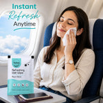 Aqua wipe for face and hands cleansing
