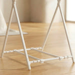 Garbage bag stand firmly holding a trash bag upright for easy disposal