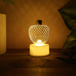 Battery operated apple shape LED tealight candle for home decor
