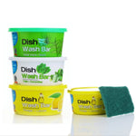 Sparkling clean utensils after being washed effectively with the Wonder Fresh Dishwash Bar.