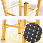Pack of 18 square self-adhesive furniture pads ready for household use.