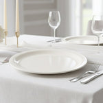 Durable 28cm round plate designed for everyday meal serving