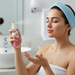 Hydrating rose water face mist for all skin types