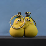 Neutral image of Cute Cartoon Couple keychain set