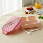 Children’s food storage container, plastic, with sections for different foods