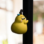 Adorable soft rubber Cute Cartoon Couple keychain gift set