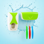 The toothbrush holder compartment, neatly organizing up to five toothbrushes.
