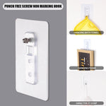 Plastic wall hook suitable for bathroom use