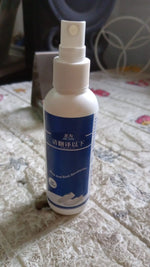 Back of Velvet Wheels Shoe Deodorizer Spray bottle showing usage instructions.
