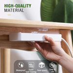 Adhesive wall mount hook for easy storage