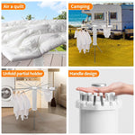 Rotating clothes drying stand with multiple arms for efficient airflow drying